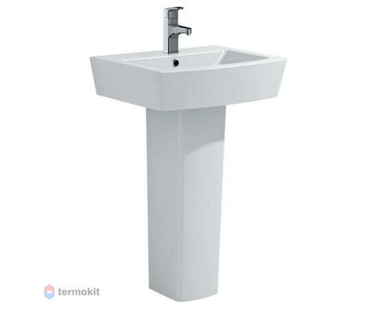 раковина с пьедесталом belbagno mattino bb1060p 55x45 в Актобе фото № 1