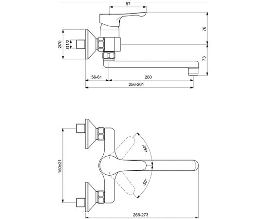 смеситель для кухни ideal standard alpha bc661aa в Актобе фото № 2