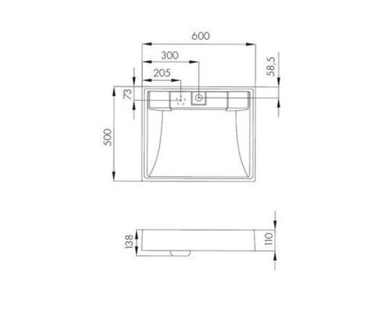 раковина на стиральную машину акватон рейн 1a72103krw010 60 см в Актобе фото № 2