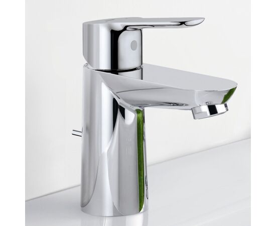 смеситель для раковины grohe bauedge 23328000 s-size с донным клапаном, хром в Актобе фото № 2