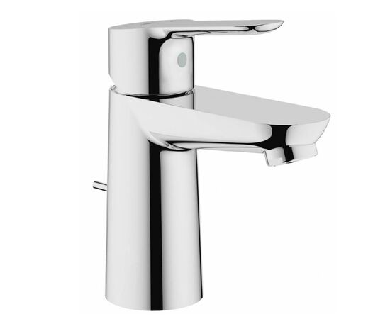 смеситель для раковины grohe bauedge 23328000 s-size с донным клапаном, хром в Актобе фото № 1