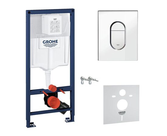 Инсталляция grohe rapid sl 38929000 4в1 для унитаза с кнопкой arena cosmo в Актобе фото № 1