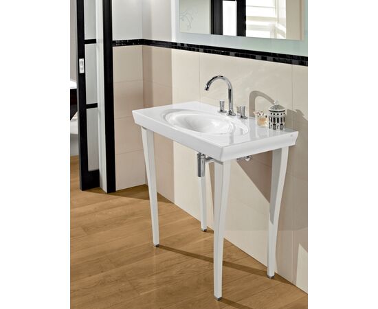 раковина villeroy & boch la belle 6124 11r1 alpin ceramicplus в Актобе фото № 3