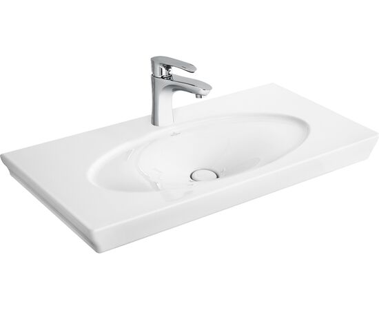 раковина villeroy & boch la belle 6124 11r1 alpin ceramicplus в Актобе фото № 1