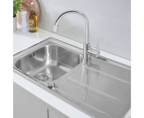 Мойка кухонная grohe k400 31566sd0 с корзинчатым вентилем в Актобе фото № 2