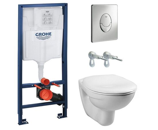 унитаз с инсталляцией 5в1 grohe rapid sl + norm fit 6855 в Актобе фото № 1