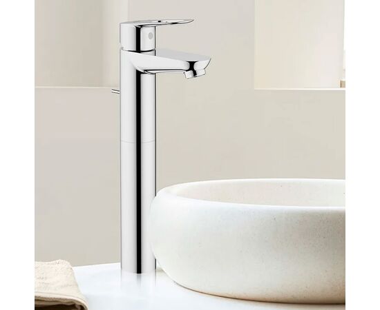 смеситель для раковины grohe bauloop 23764000 xl-size высокий (донный клапан) в Актобе фото № 2