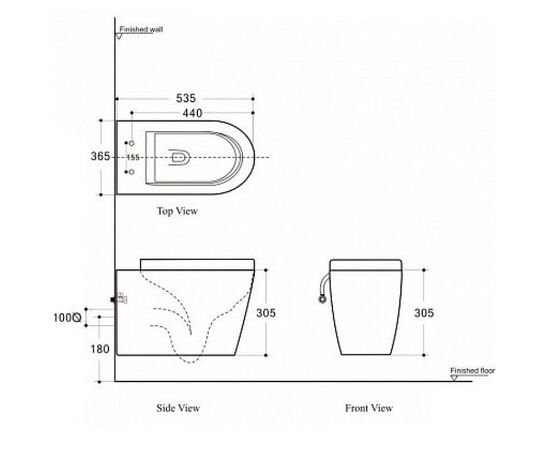 унитаз подвесной aquanet atago 2 new rimless. тонкая крышка с микролифтом. в Актобе фото № 4