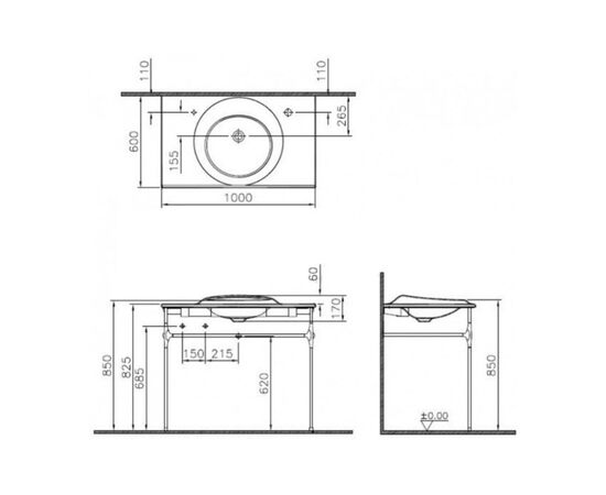 раковина vitra istanbul 4519b403-6142  в Актобе фото № 3