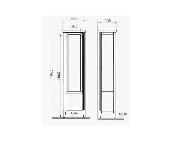 шкаф-пенал vitra valarte 62241 55см левосторонний в Актобе фото № 2