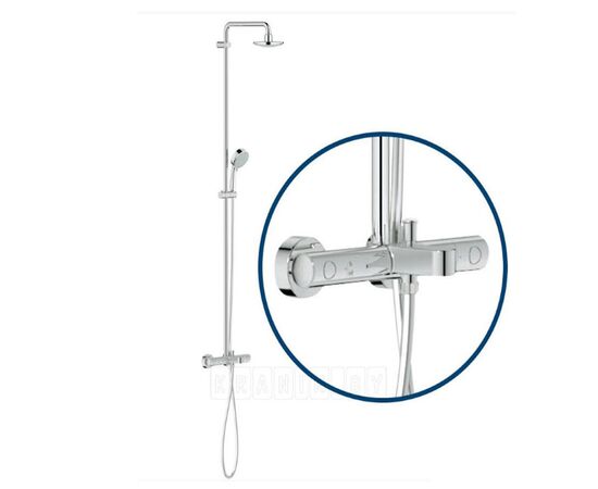 Душевая система grohe tempesta cosmopolitan 210 26223001 new  с термостатом для ванны в Актобе фото № 1