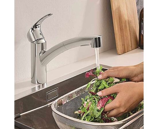 смеситель для кухни grohe eurosmart 30305000 с вытяжным изливом в Актобе фото № 3