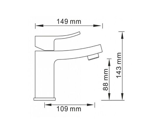 смеситель для раковины aller 1063 white  wasserkraft в Актобе фото № 3