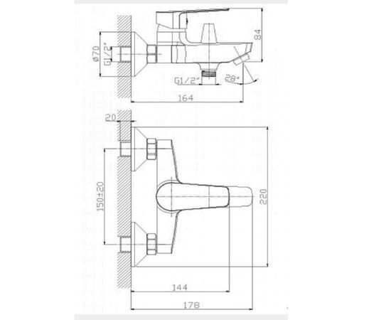 Cмеситель для ванны rossinka s 35-31 с монолитным изливом в Актобе фото № 2