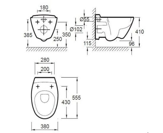 унитаз подвесной jacob delafon presqu'ile e4440-00 с крышкой-сиденьем микролифт в Актобе фото № 4