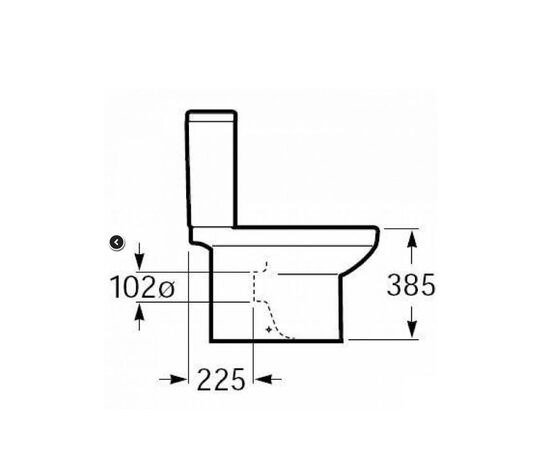 унитаз напольный dama senso 7342517000 в Актобе фото № 3