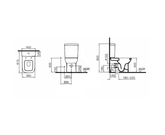 унитаз с биде vitra s20 9800b003-7205 c микролифтом в Актобе фото № 3