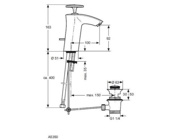 смеситель для раковины ideal standard venice a5350aa в Актобе фото № 3