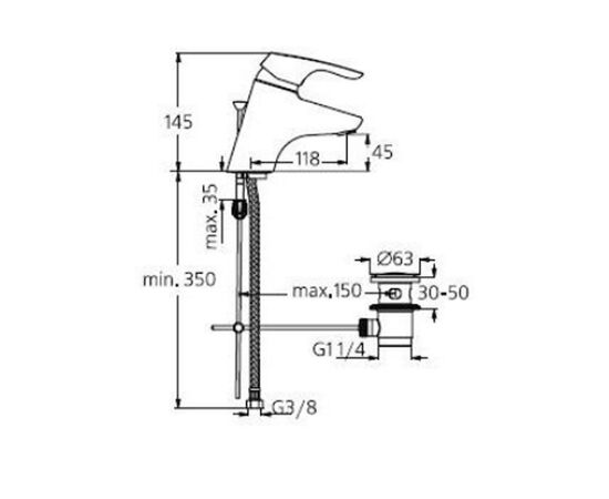 смеситель для раковины ideal standard cerasprint new b3738aa в Актобе фото № 3