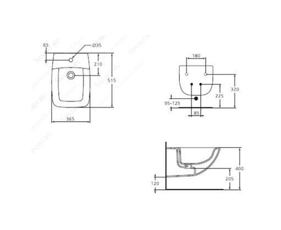 Биде ideal standard cantica w806501 в Актобе фото № 3