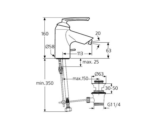 смеситель для биде ideal standard ceramix life a3704aa в Актобе фото № 3