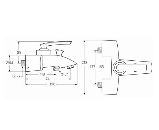 смеситель для ванны ideal standard real a5258aa в Актобе фото № 2