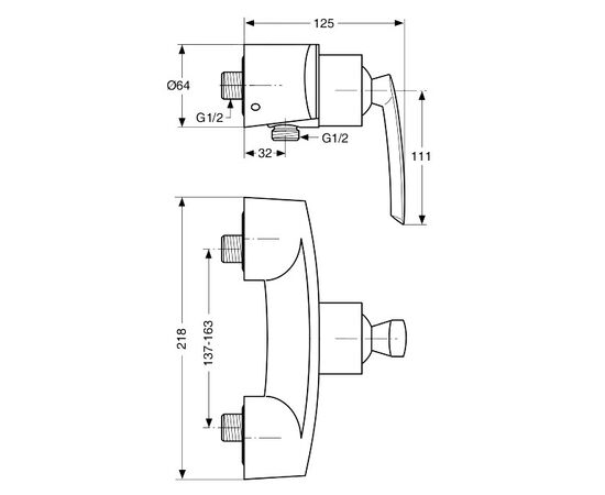 смеситель для душа ideal standard real a5260aa в Актобе фото № 2