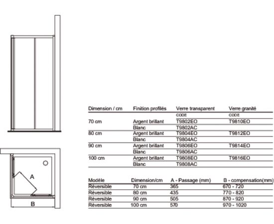 Душевой уголок ideal standard 100x100 connect t9808x2/k517401/k7817 (a) в Актобе фото № 2