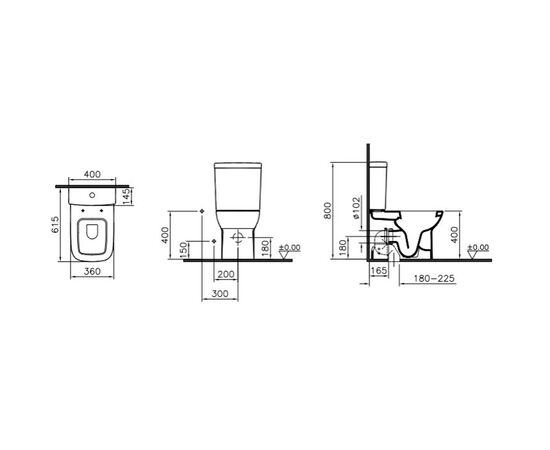 унитаз напольный vitra s20 9800b003-1209 с микролифтом в Актобе фото № 3