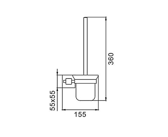 Ершик для унитаза frap f30310 в Актобе фото № 2