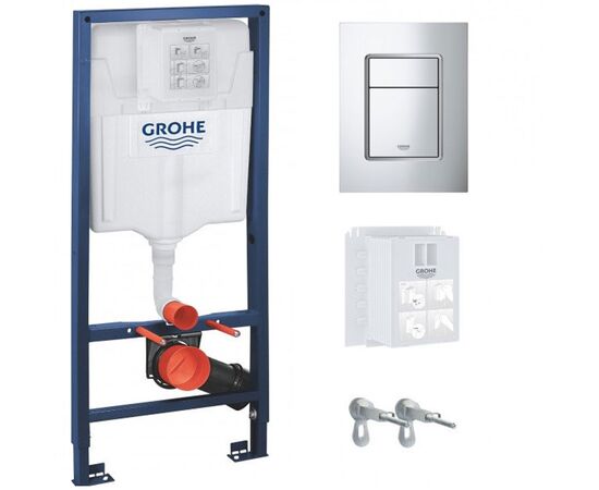 Инсталляция 3в1 grohe rapid sl 39501000 с клавишей смыва в Актобе фото № 1