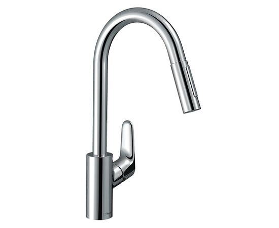 смеситель для кухни hansgrohe focus 31815000 c выдвижным душем в Актобе фото № 1