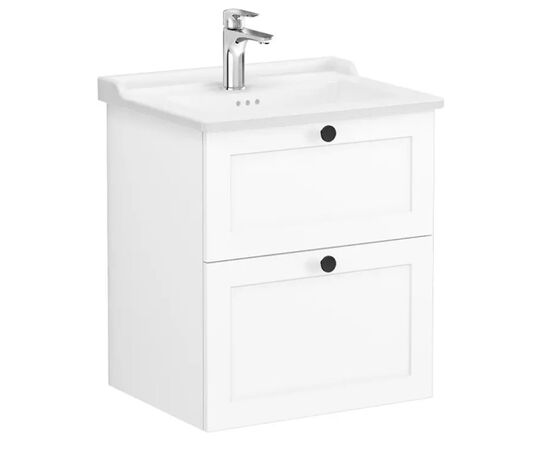 тумба с раковиной 60см vitra root classic 68848, белый матовый в Актобе фото № 1