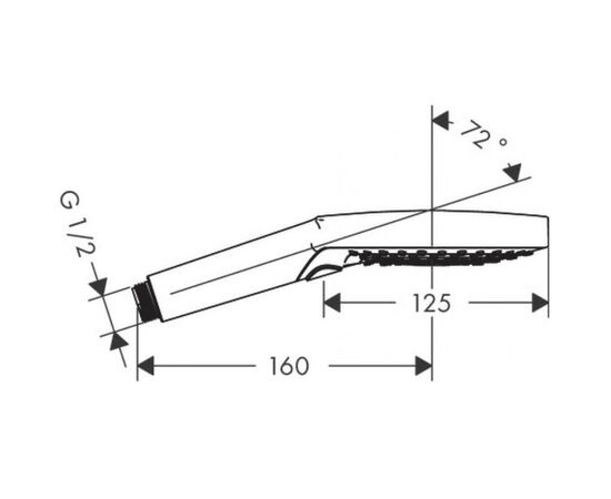 Душевые лейки hansgrohe raindance select s 26530700 матовый белый в Актобе фото № 2