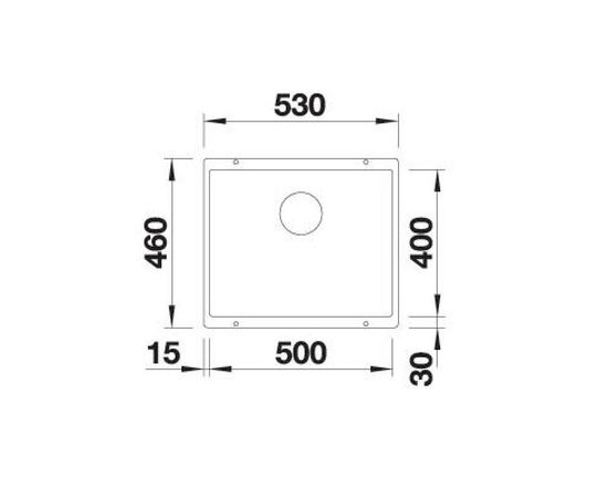 Кухонная мойка blanco rotan 500-u 526098 в Актобе фото № 2