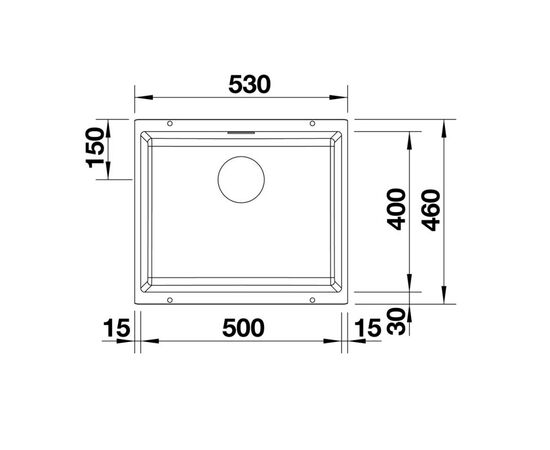 Кухонная мойка blanco subline 500-u 527170 в Актобе фото № 2