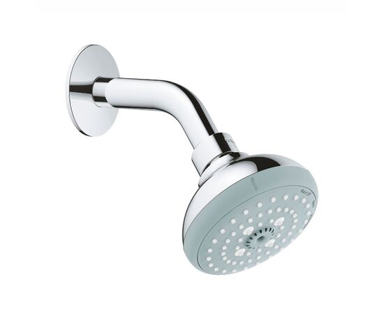 Верхний душ с кронштейном grohe ntempesta 100 iii 26088000, 3 режима струи, хром в Актобе фото № 1