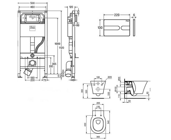 унитаз с инсталляцией 4в1 ideal standard connect air e005401 e036601 792862 в Актобе фото № 2