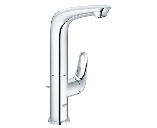 Высокий смеситель для раковины grohe eurostyle 23569003, хром в Актобе фото № 1