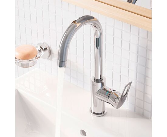 смеситель для раковины grohe bauloop new 23763001, хром в Актобе фото № 2