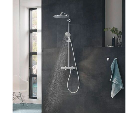 Душевая система с термостатом grohe rainshower smartactive 310 26647000, хром в Актобе фото № 2