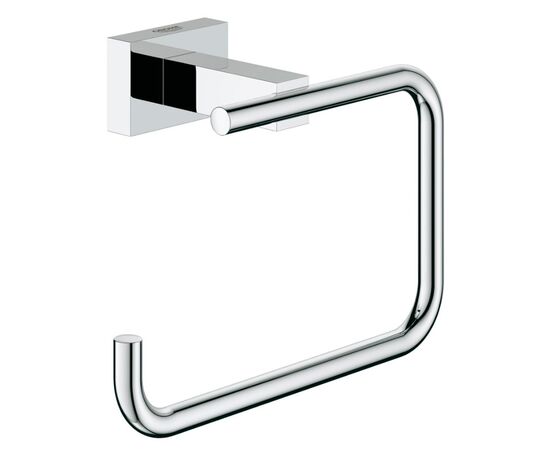 Держатель для туалетной бумаги grohe essentials cube 40507001, без крышки, хром в Актобе фото № 1