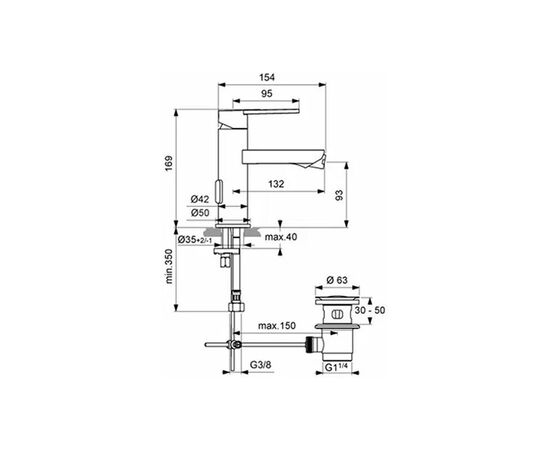 смеситель для биде ideal standard smart b0461aa в Актобе фото № 2