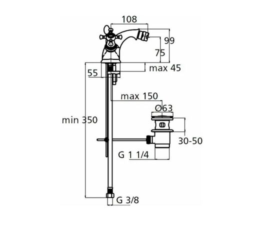 смеситель для биде ideal standard reflections b9655aa в Актобе фото № 3