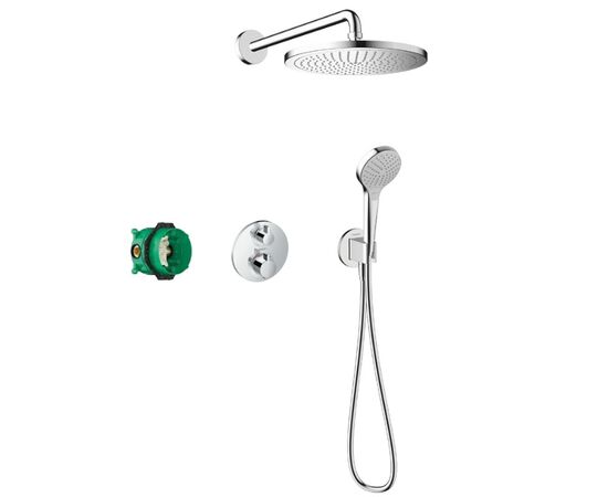 Душевая система hansgrohe croma 280 1jet ecostat s 27954000 с термостатом в Актобе фото № 1