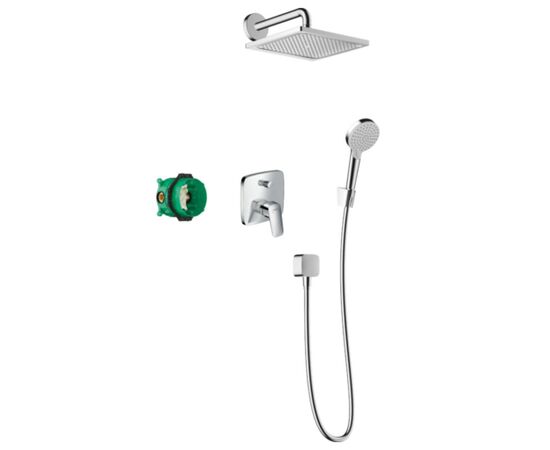 Душевая система hansgrohe crometta 1jet 27957000 240 хром в Актобе фото № 1