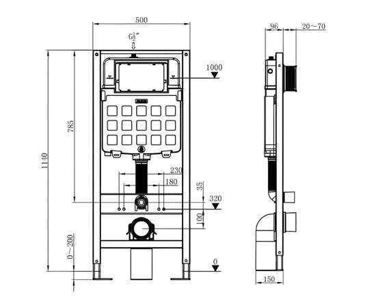 унитаз с инсталляцией 4в1 hans 5505 h5108-0101 в Актобе фото № 2