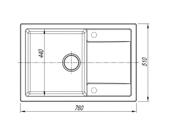 Кухонная мойка dr.gans техно 760, терра смс в Актобе фото № 3