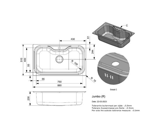 Кухонная мойка reginox jumbo r18354 в Актобе фото № 2