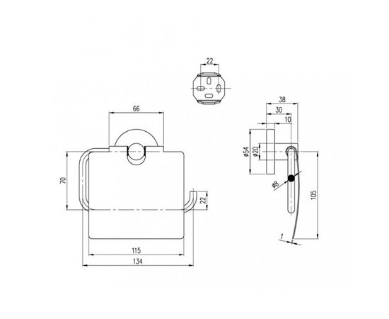 Держатель для туалетной бумаги villeroy&boch elements-tender tva15101300061 в Актобе фото № 2